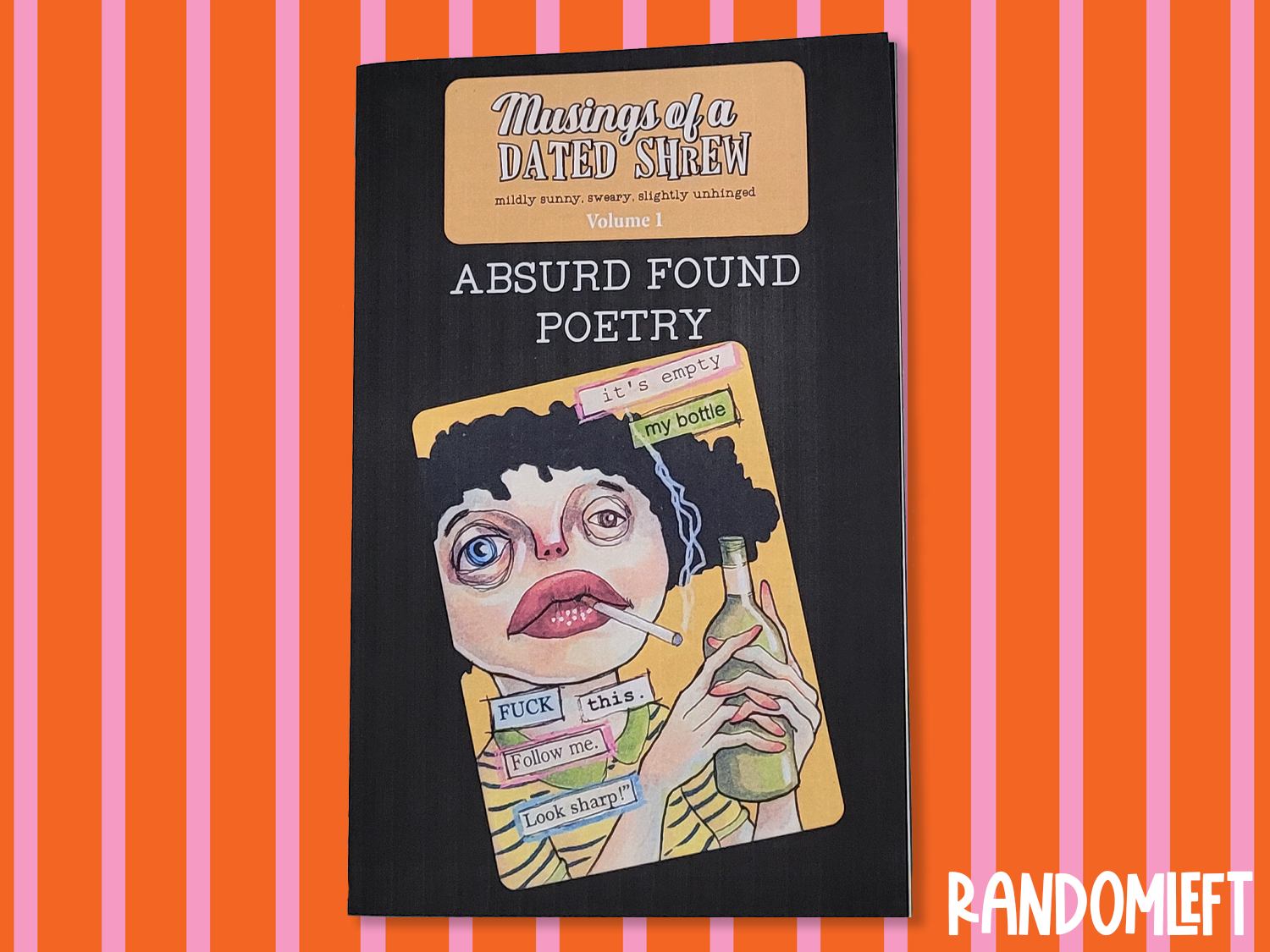 Absurd Found Poetry Zine - a fun little zine with lots of my original art accompanied by ridiculous rambling poetry. 