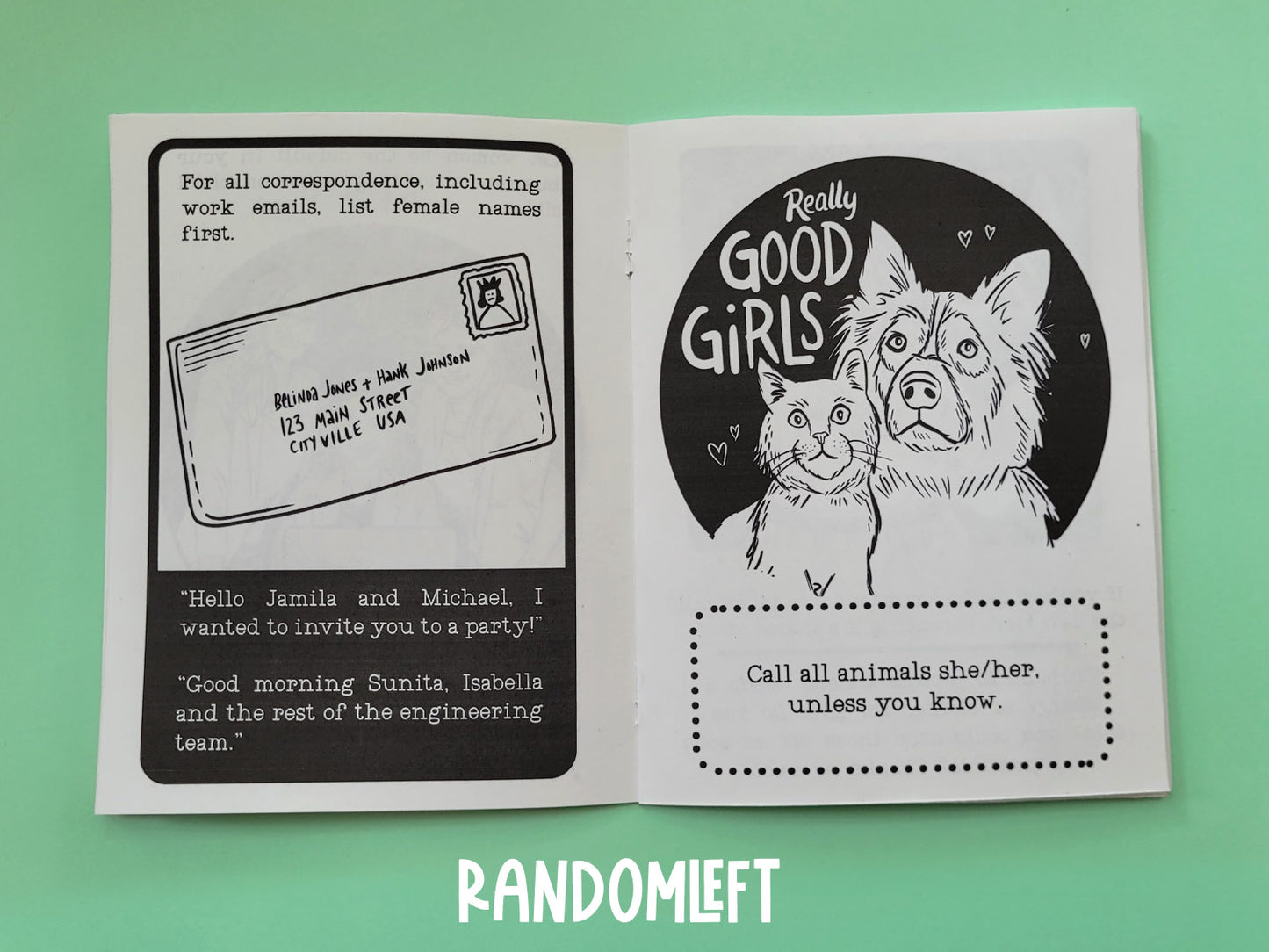 Small Acts of Microfeminism is a fun little zine featuring little acts of feminism you can do in your every day life.